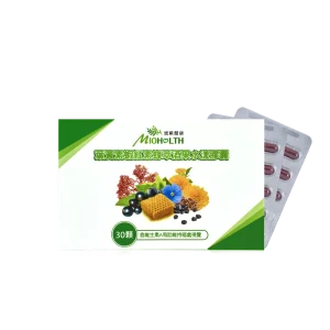 【蜜歐健康】葉黃素蝦紅素蜂萃酒果水漾膠囊(0.6g/30顆/盒)