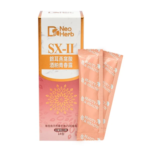 【紐歐博】銀耳燕窩酸酒粕青春露(2.5gx14包/盒)